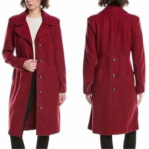 NWT - CAbi - Coming In Hot Topper - Red Long Coat - Sz M